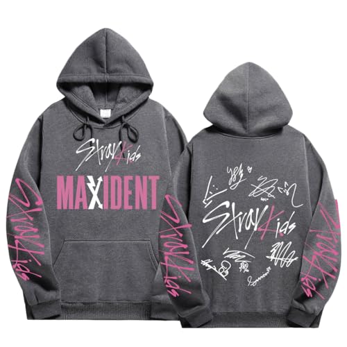 NCTCITY Herren Damen Kapuzenpullover Freizeit Hoodie Sweatshirt KPOP Stray Kids MAXIDENT Streetwear Sweater Langarm Tops SKZ BangChan Lee Know Changbin Hyunjin Han Felix Seungmin I.N von NCTCITY