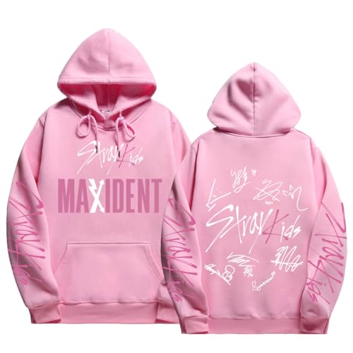 NCTCITY Herren Damen Kapuzenpullover Freizeit Hoodie Sweatshirt KPOP Stray Kids MAXIDENT Streetwear Sweater Langarm Tops SKZ BangChan Lee Know Changbin Hyunjin Han Felix Seungmin I.N von NCTCITY