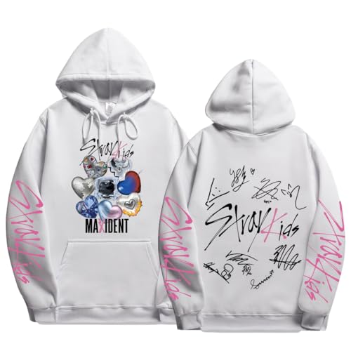 NCTCITY Herren Damen Kapuzenpullover Freizeit Hoodie Sweatshirt KPOP Stray Kids MAXIDENT Streetwear Sweater Langarm Tops SKZ BangChan Lee Know Changbin Hyunjin Han Felix Seungmin I.N von NCTCITY