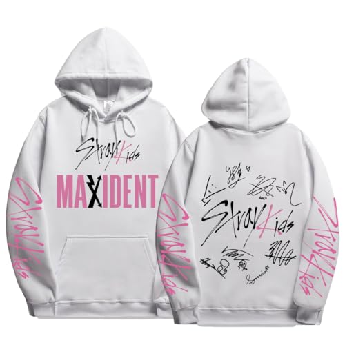 NCTCITY Herren Damen Kapuzenpullover Freizeit Hoodie Sweatshirt KPOP Stray Kids MAXIDENT Streetwear Sweater Langarm Tops SKZ BangChan Lee Know Changbin Hyunjin Han Felix Seungmin I.N von NCTCITY