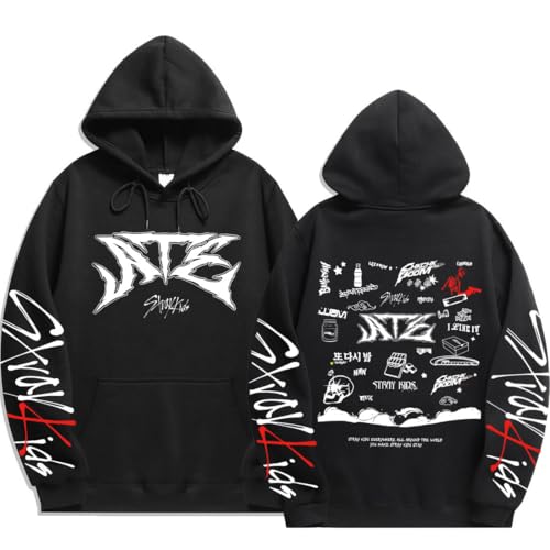 NCTCITY Herren Damen Kapuzenpullover Hip Hop Hoodie Sweatshirt Stray Kids ATE Gedruckt Streetwear Tops BangChan Lee Know Changbin Hyunjin Han Felix Seungmin I.N von NCTCITY