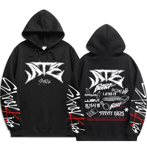 NCTCITY Herren Damen Kapuzenpullover Hip Hop Hoodie Sweatshirt Stray Kids ATE Gedruckt Streetwear Tops BangChan Lee Know Changbin Hyunjin Han Felix Seungmin I.N von NCTCITY