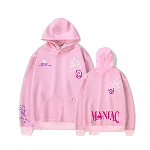 NCTCITY Herren Damen Kapuzenpullover Stray Kids Freizeit Langarm Hoodie Sweatshirt Neues Album MANIAC Bedrucken Mantel Tops BangChan Changbin Hyunjin Felix Seungmin Jeongin Jisung Minho von NCTCITY