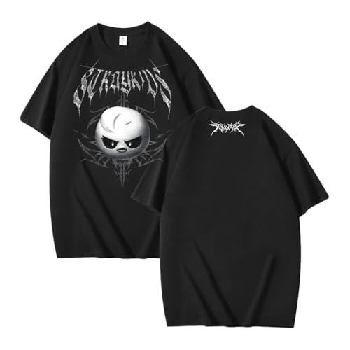 NCTCITY Herren Damen T-Shirt Stray Kids Dominate Bedruckte Beiläufige Tops Harajuku Kurzarm Lose Oberteile World Tour BangChan Lee Know Changbin Hyunjin Han Felix Seungmin I.N von NCTCITY