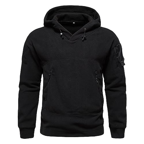 NCTCITY Herren Kapuzenpullover Military Outdoor Winddichte Fleece Warm Army Combat Sweatshirt Tactical Armee Hoodie Freizeit Athletic Sport Pullover Tops von NCTCITY