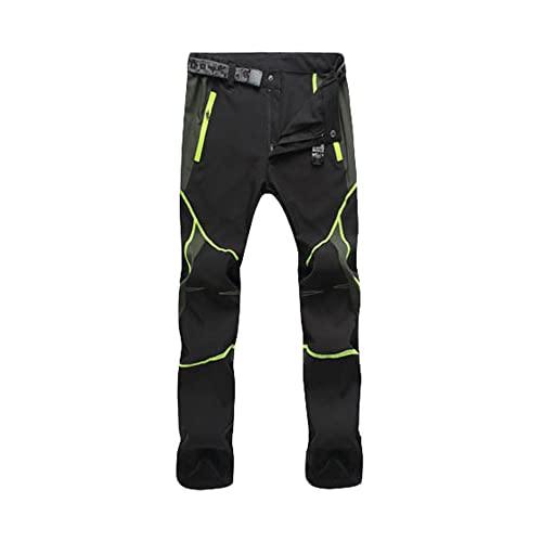 NCTCITY Herren Wanderhose Schnell Trocknende Outdoorhose Wasserdicht Atmungsaktiv Softshellhose Funktionshose Sommer Leicht Winddicht Trekkinghose Freizeit Camping Kletterhose von NCTCITY