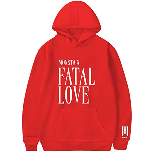NCTCITY Kapuzenpullover Freizeit Langarm Hoodies Streetwear Sweater Tops Mantel Herbst Winter FATAL Love von NCTCITY