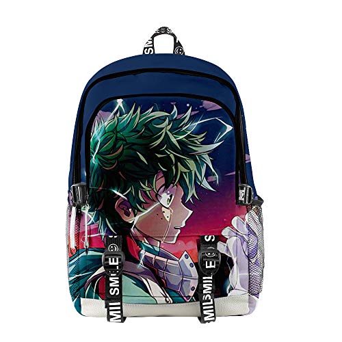 NCTCITY My Hero Academia Rucksack Student Daypack Schultasche Anime 3D-Druck Geschenkwaren Laptoptasche Bookbag Reise Schule Für Männer Frauen Jugendliche von NCTCITY