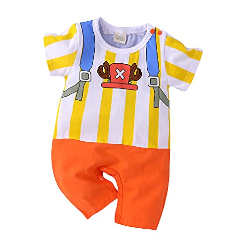 NCTCITY Neugeborenes Baby Strampler Anime Baumwolle Schlafanzug Kurzarm Overall Schlafstrampler in Krabbelanzug Jumpsuits Homewear Pyjamas Säugling Spielanzug Baby-Nachtwäsche Bekleidungs Sets von NCTCITY