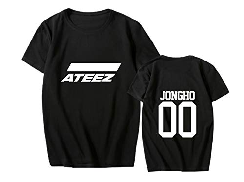 NCTCITY T-Shirt Sommer Unisex Baumwolle Beiläufige Lose Bedrucktes T Tops Rundhals Kurzarm T-Shirts HONGJOONG SEONGHWA Yunho YEOSANG SAN MINGI WOOYOUNG JONGHO von NCTCITY