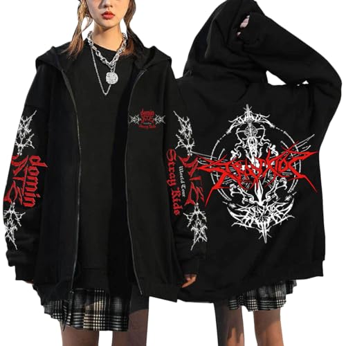 NCTCITY Unisex Kapuzenjacke Stray Kids Dominate Y2K E-Girl Zip Up Hoodies Freizeit Streetwear Sweater Langarm Top Harajuku Jacke Sweatshirt BangChan Lee Know Changbin Hyunjin Han Felix Seungmin I.N von NCTCITY