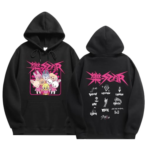 NCTCITY Unisex Kapuzenpullover Freizeit Langarm Hoodie Sweatshirt KPOP Stray Kids 樂-Star Bedrucken Tops Hip Hop Streetwear SKZ BangChan Lee Know Changbin Hyunjin von NCTCITY