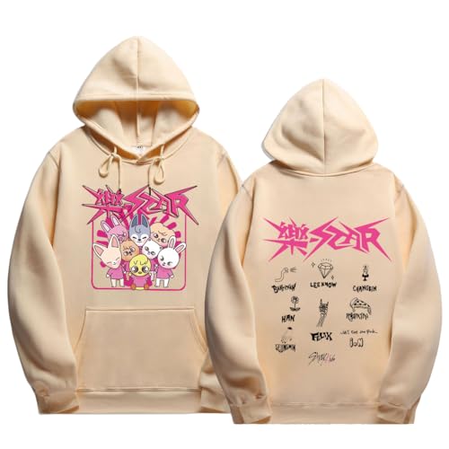 NCTCITY Unisex Kapuzenpullover Freizeit Langarm Hoodie Sweatshirt KPOP Stray Kids 樂-Star Bedrucken Tops Hip Hop Streetwear SKZ BangChan Lee Know Changbin Hyunjin von NCTCITY