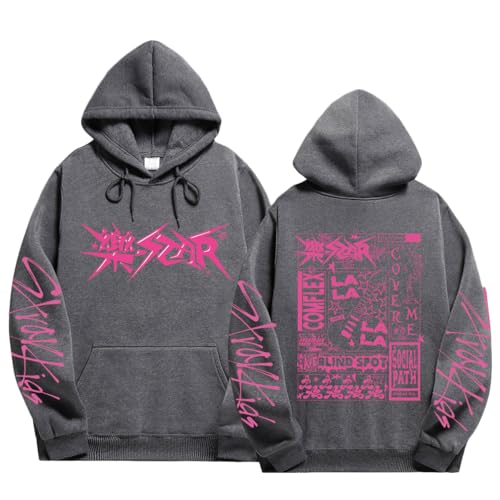 NCTCITY Unisex Kapuzenpullover Freizeit Langarm Hoodie Sweatshirt KPOP Stray Kids 樂-Star Bedrucken Tops Hip Hop Streetwear SKZ LALALALA Han Felix Seungmin I.N von NCTCITY