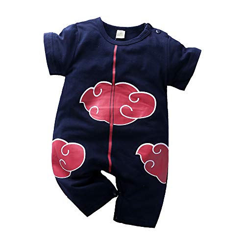 NCTCITY Baby Strampler Kinder Overall Rundhals Jumpsuit Neugeborenes Kleinkind Spielanzug mit Druckknopf Sommer Jungen Mädchen Kurzarm Cartoon Kleidung von NCTCITY