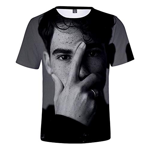 R.I.P T-Shirt Unisex 3D Gedrucktes für Männer Kurzarm T-Shirts 3D Bedrucktes Sommer Unisex Freizeit Kurzärmliges Hemd Baumwolle Lose Tops Rundhals Für Fans von NCTCITY