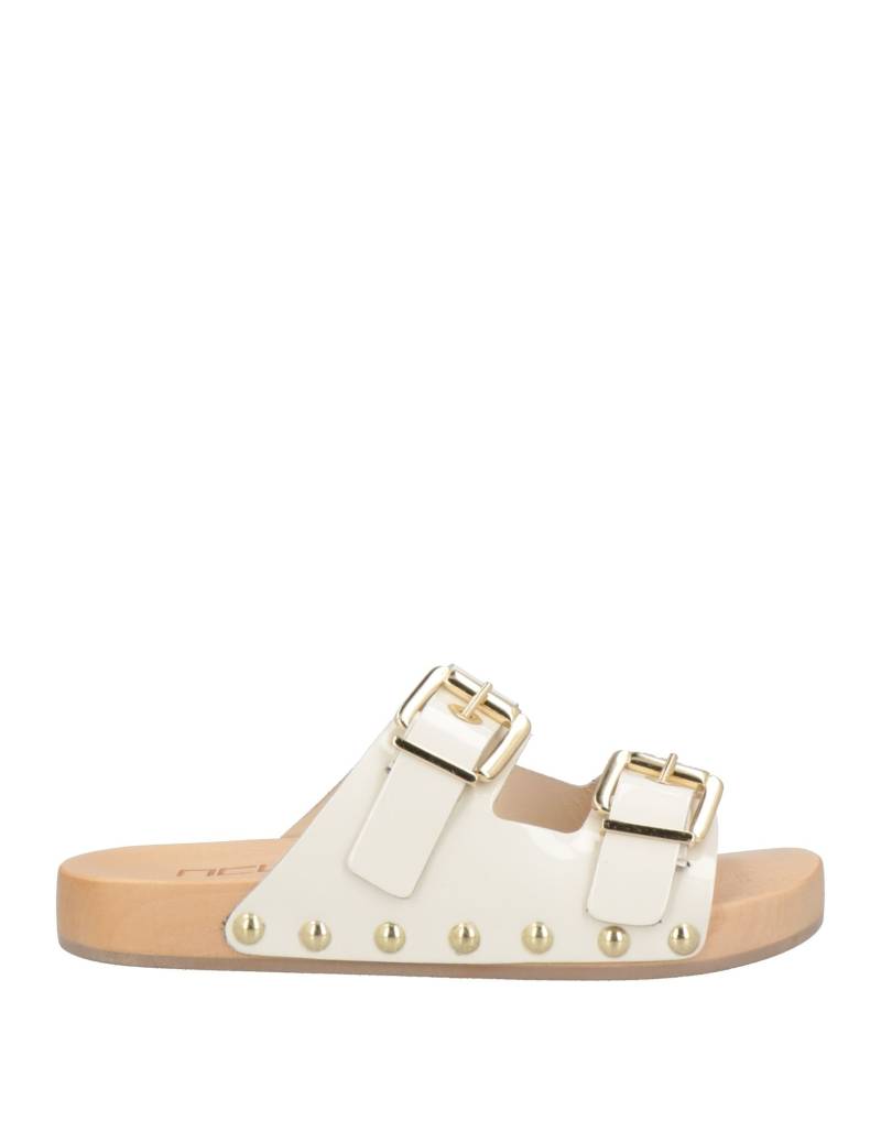 NCUB Sandale Damen Cremeweiß von NCUB
