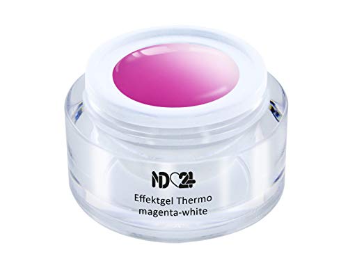 Uv Led Effekt-Gel Thermo Magenta-White - Studio Qualität - Made In Germany - 5ml von ND24 NailDesign