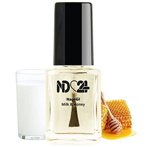 Nagel Pflege Öl Pinselflasche Milk & Honey - 12ml von ND24 NailDesign