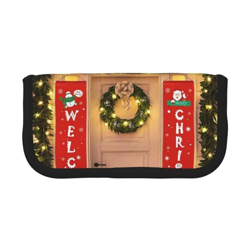 NDDCEDEW Federmäppchen mit Weihnachtsdekoration, großes Fassungsvermögen, niedliches Federmäppchen für Mädchen und Jungen, Teenager, Schule, lustiges Federmäppchen, Organizer-Tasche, Schwarz , NDDCEDEW Federmäppchen mit Weihnachtsdekoration, großes Fassungsvermögen, niedliches Federmäppchen für Mädchen und Jungen, Teenager, Schule, lustiges Federmäppchen, Organizer-Tasche, Schwarz , von NDDCEDEW