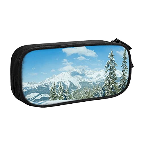 NDDCEDEW Lustiges Federmäppchen Landschaft Hintergrund Bedruckt Große Kapazität Federmäppchen Schüler Federmäppchen Niedliches Federmäppchen für Mädchen und Jungen Teenager Schule Federmäppchen von NDDCEDEW