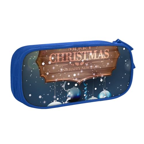 NDDCEDEW Lustiges Federmäppchen Weihnachtskugeln Bedruckte Große Kapazität Federmäppchen Schüler Federmäppchen Niedlich Federmäppchen für Mädchen und Jungen Teenager Schule Federmäppchen Schwarz Blau NDDCEDEW Lustiges Federmäppchen Weihnachtskugeln Bedruckte Große Kapazität Federmäppchen Schüler Federmäppchen Niedlich Federmäppchen für Mädchen und Jungen Teenager Schule Federmäppchen Schwarz Blau von NDDCEDEW