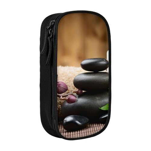 NDDCEDEW Niedliches Federmäppchen mit Zen-Motiv, große Kapazität, Federmäppchen, Reißverschluss, Federmäppchen, Schüler, Federmäppchen, niedliches Federmäppchen für Mädchen und Jungen, Teenager, von NDDCEDEW