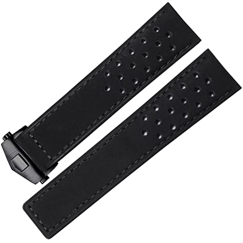 NDJQY Echtes Leder Armband Für TAG Heuer Uhrenarmband Faltschließe 20mm 22mm Kuh Leder Uhrenarmbänder, 20 mm, Achat von NDJQY