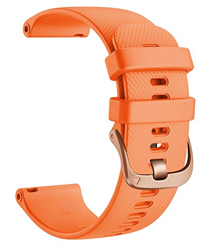 NDJQY Hot 18/20 mm Armband für Garmin Vivomove 3S/4S/HR/3T Smartwatch, Sport, Silikon-Ersatzarmband, Zubehör, EasyFit, For vivomove HR, Achat von NDJQY