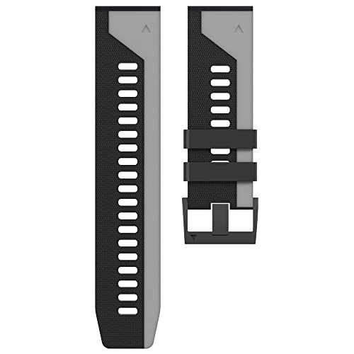 NDJQY Quickfit-Uhrenarmband für Garmin Fenix 6 6X Pro 5X 5 Plus 3HR 935 945 S60 D2 Bravo Enduro Band Silikon-Armband 22 26 mm, 26mm For Fenix 5X 5XPlus, Achat von NDJQY