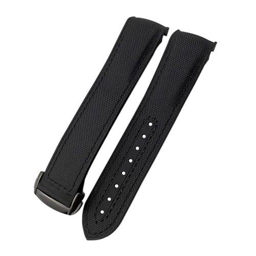 NDJQY Uhrenarmband, 20 mm, 21 mm, 22 mm, für Omega 300 Seamaster 600 Planet Ocean, Faltschnalle, Nylon, Silikon, Fluorkautschuk, Uhrenarmbänder, 20 mm, Achat NDJQY Uhrenarmband, 20 mm, 21 mm, 22 mm, für Omega 300 Seamaster 600 Planet Ocean, Faltschnalle, Nylon, Silikon, Fluorkautschuk, Uhrenarmbänder, 20 mm, Achat von NDJQY