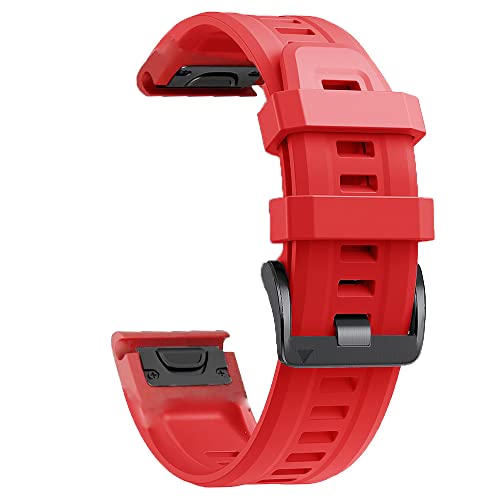 NDJQY Uhrenarmband für Garmin Fenix 7S 6S 6SPro 5S 5SPlus, 20 mm, Silikon, Rotgold, Stahlschnalle, Schnellverschluss, Easyfit-Armband, 20mm D2 Delta S, Achat von NDJQY