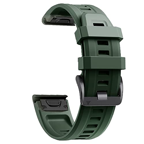 NDJQY Uhrenarmband für Garmin Fenix 7S 6S 6SPro 5S 5SPlus, 20 mm, Silikon, Rotgold, Stahlschnalle, Schnellverschluss, Easyfit-Armband, 20mm Instinct 2S, Achat von NDJQY