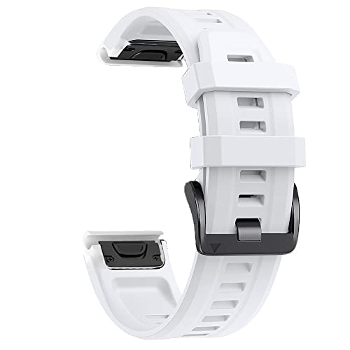 NDJQY Uhrenarmband für Garmin Fenix 7S 6S 6SPro 5S 5SPlus, 20 mm, Silikon, Rotgold, Stahlschnalle, Schnellverschluss, Easyfit-Armband, For Fenix 6S, Achat von NDJQY