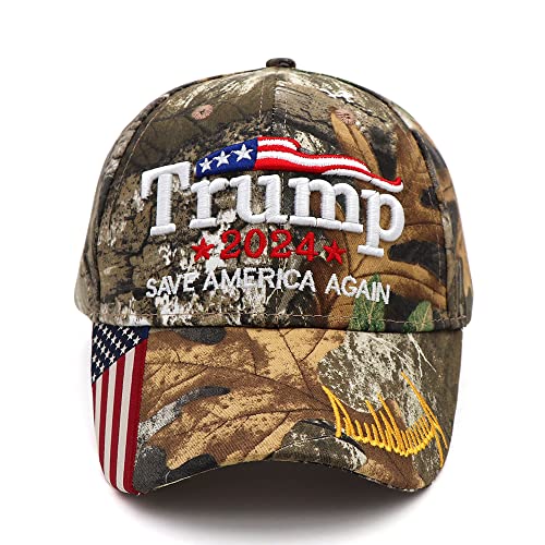 MAGA Hut Trump 2024 Save America Hat Donald Trump Make America Great Again Hat Adult Embroidered USA Trump Gifts Baseball Cap, T21camo, 7-7 5/8 von NDLBS