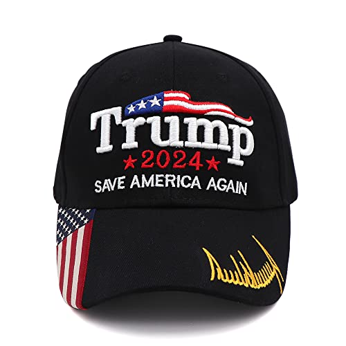 NDLBS MAGA Hut Trump 2024 Save America Hat Donald Trump Make America Great Again Hat Adult Embroidered USA Trump Gifts Baseball Cap, T21black, 7-7 5/8 von NDLBS