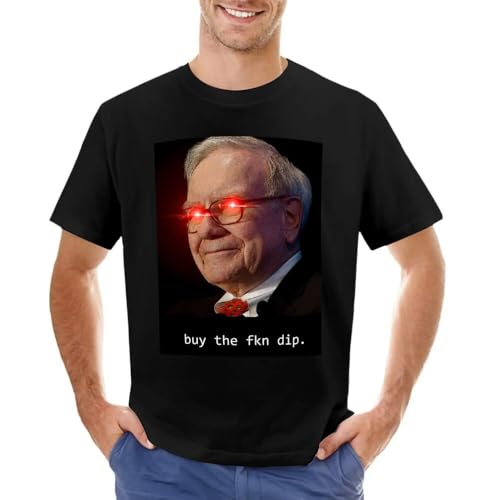 Warren Buffett - Buy The fkn dip T-Shirt Tops White t Shirts Quick-Drying t-Shirt Sweat Shirt T-Shirt Men Black L Warren Buffett - Buy The fkn dip T-Shirt Tops White t Shirts Quick-Drying t-Shirt Sweat Shirt T-Shirt Men Black L von NDMUTREN
