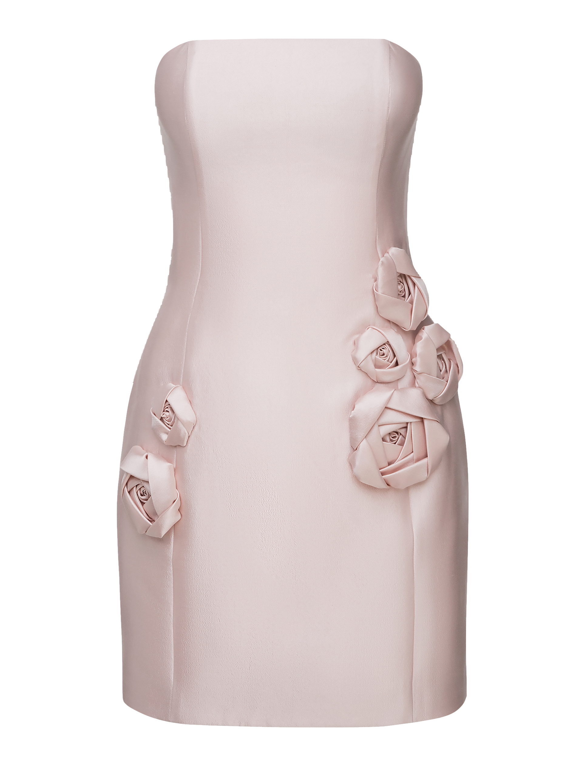 APPLIQUED STRAPLESS SILK AND WOOL-BLEND MINI DRESS - Pink - 8 - NDS The Label - Mini dresses APPLIQUED STRAPLESS SILK AND WOOL-BLEND MINI DRESS - Pink - 8 - NDS The Label - Mini dresses von NDS The Label