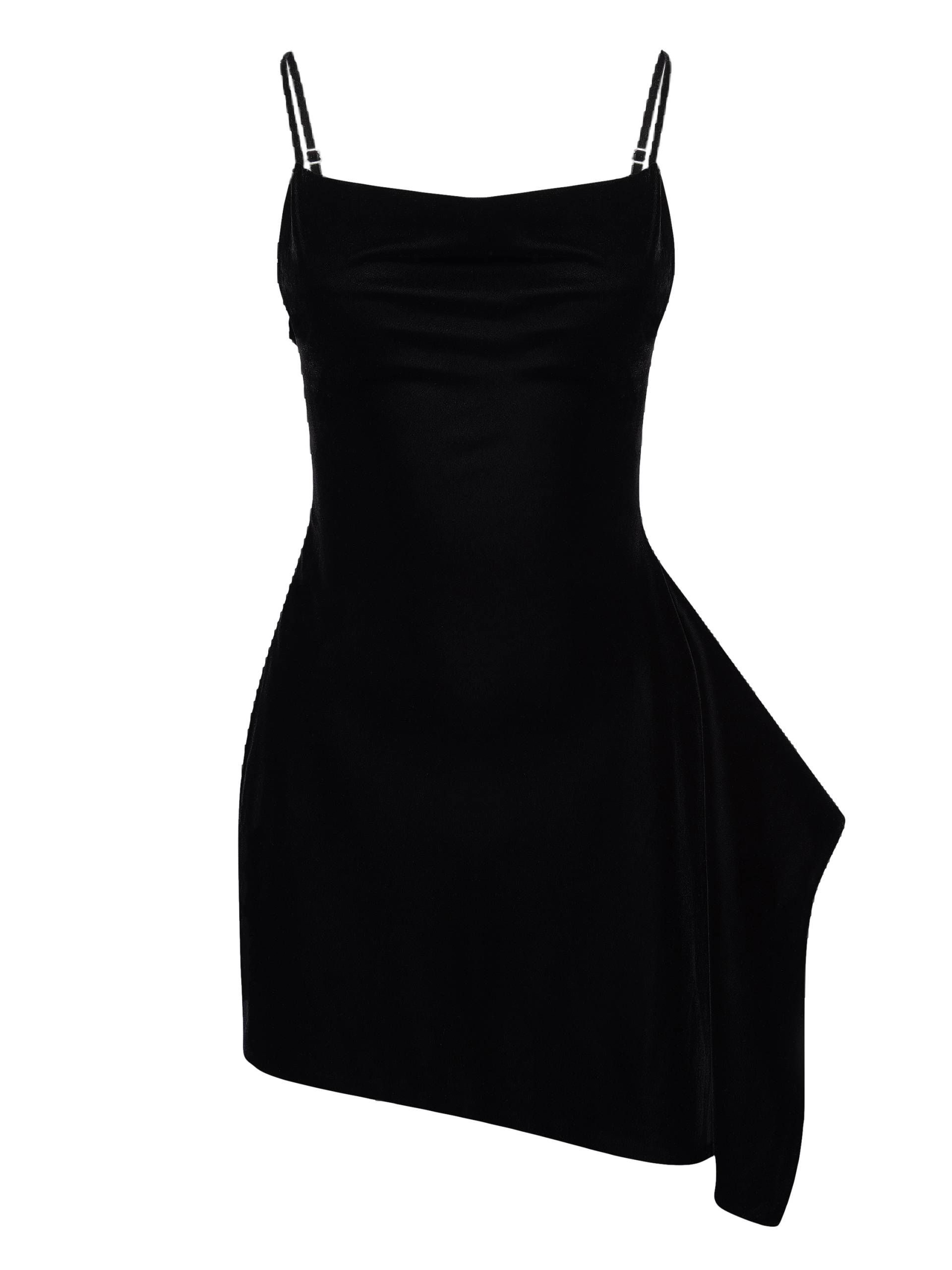 Asymmetrical Draped Mini Dress von NDS The Label