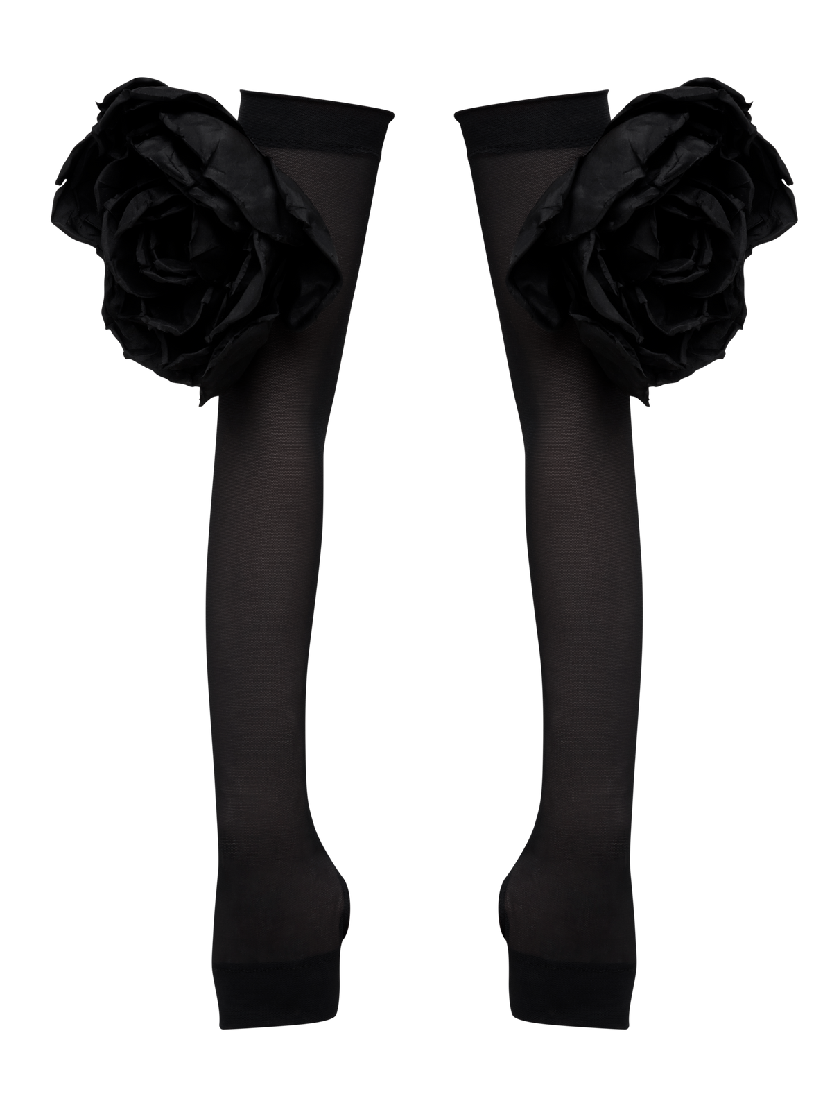 FINGERLESS GLOVES WITH FLORAL EMBELLISHMENTS - Beige - S - NDS The Label - Gloves FINGERLESS GLOVES WITH FLORAL EMBELLISHMENTS - Beige - S - NDS The Label - Gloves von NDS The Label