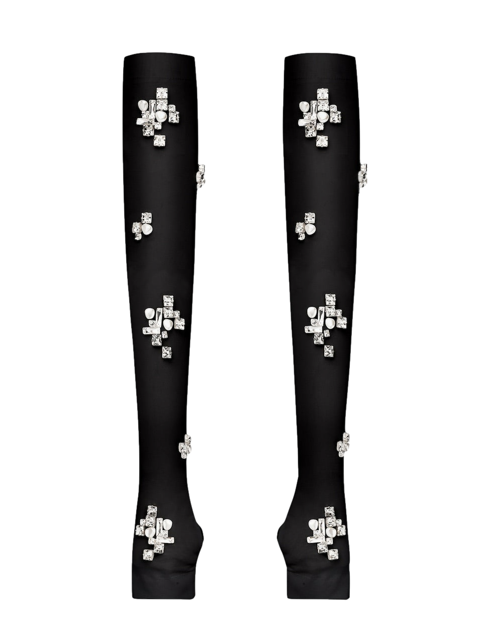 FINGERLESS GLOVES WITH JEWEL AND PEARL EMBELLISHMENTS - White - M - NDS The Label - Gloves FINGERLESS GLOVES WITH JEWEL AND PEARL EMBELLISHMENTS - White - M - NDS The Label - Gloves von NDS The Label