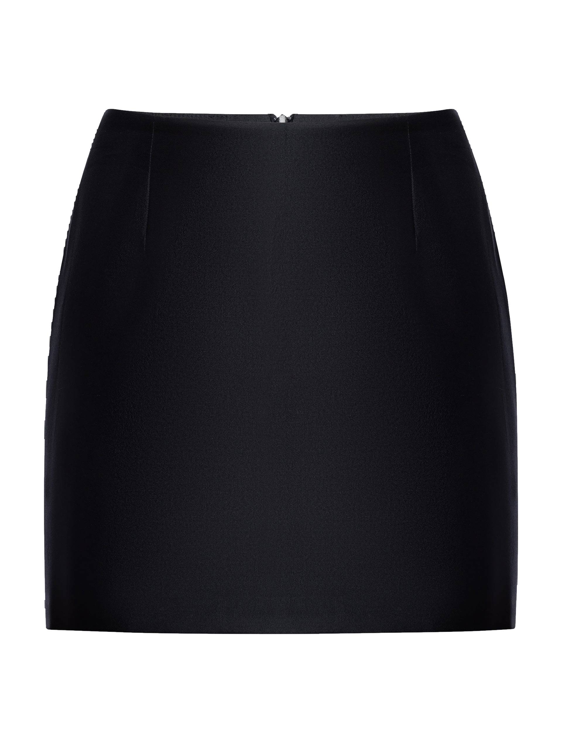 Silk-blend mini skirt von NDS The Label