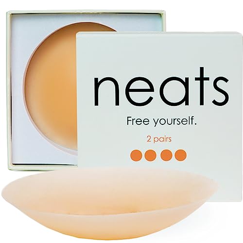 NEATS Nippelpads, Wiederverwendbare & Selbstklebende Nipple Cover zur Nippelabdeckung, Hypoallergen von NEATS