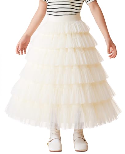 NEAWEALY Mädchen Tütürock Kinder Tuturock Kuchenrock Prinzessinrock Hohe Taille Sommerrock Mittlere Länge Stufenrock A-Linien Rock Aprikose 5-6Y NEAWEALY Mädchen Tütürock Kinder Tuturock Kuchenrock Prinzessinrock Hohe Taille Sommerrock Mittlere Länge Stufenrock A-Linien Rock Aprikose 5-6Y von NEAWEALY