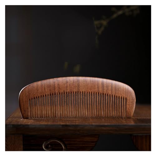 Geburtskamm Sandelholzkamm, glänzender Holzkamm, Taschen- und Reisekamm, feiner Zahnkamm for Männer und Frauen Lockenkamm Geburtskamm Sandelholzkamm, glänzender Holzkamm, Taschen- und Reisekamm, feiner Zahnkamm for Männer und Frauen Lockenkamm von NEBE