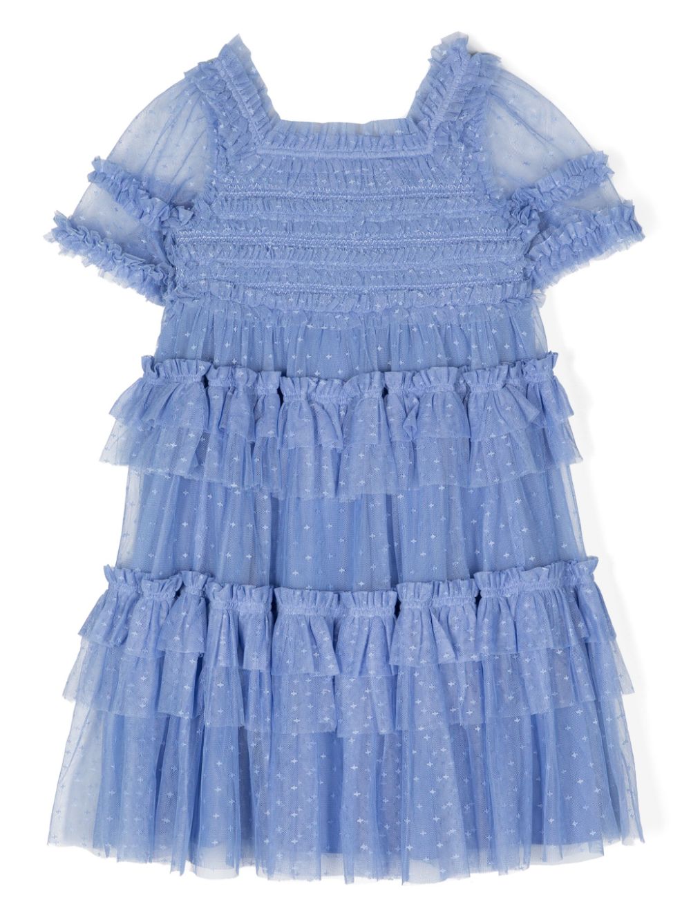 NEEDLE & THREAD KIDS Gesmoktes Peaches Kleid - Blau von NEEDLE & THREAD KIDS