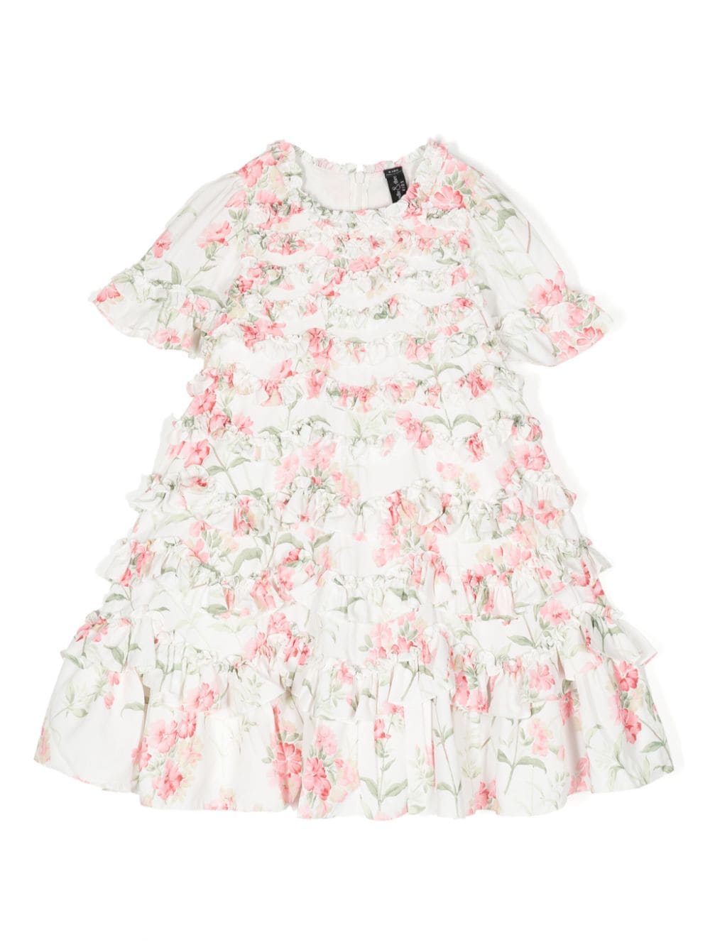 NEEDLE & THREAD KIDS Summer Posy Kleid mit kurzen Ärmeln - Weiß von NEEDLE & THREAD KIDS