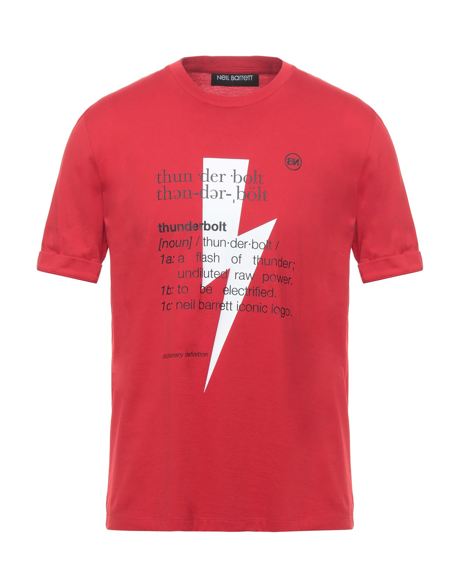 NEIL BARRETT T-shirts Herren Rot von NEIL BARRETT