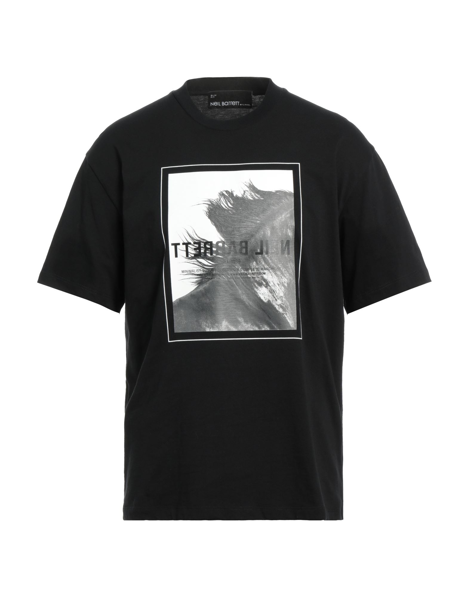 NEIL BARRETT T-shirts Herren Schwarz von NEIL BARRETT