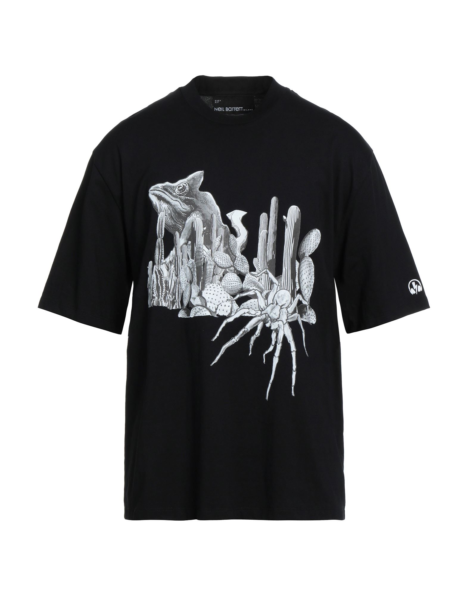 NEIL BARRETT T-shirts Herren Schwarz von NEIL BARRETT